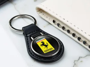 Ferrari Leather Key Wallet Durable Design Limited Luxury